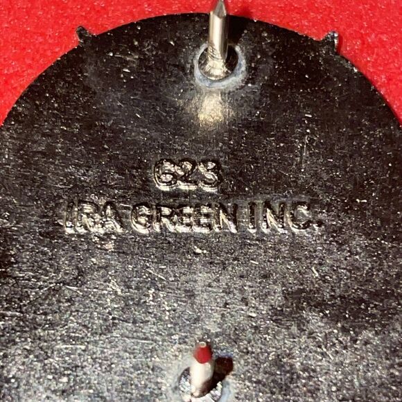 Vintage IRA Green Inc Lapel Pin Tackle G23 Enamel Gold Tone Collectible - Picture 5 of 7